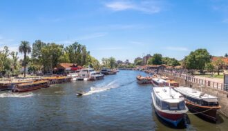 Imagem mostra rio tigre em buenos aires