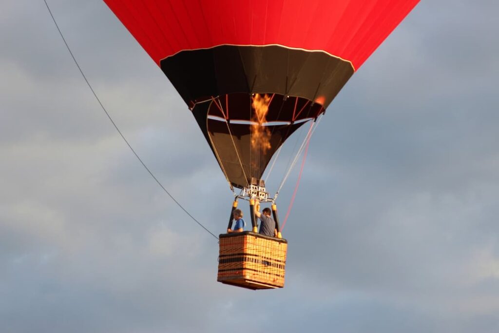 Imagem mostra Balão em Boituva