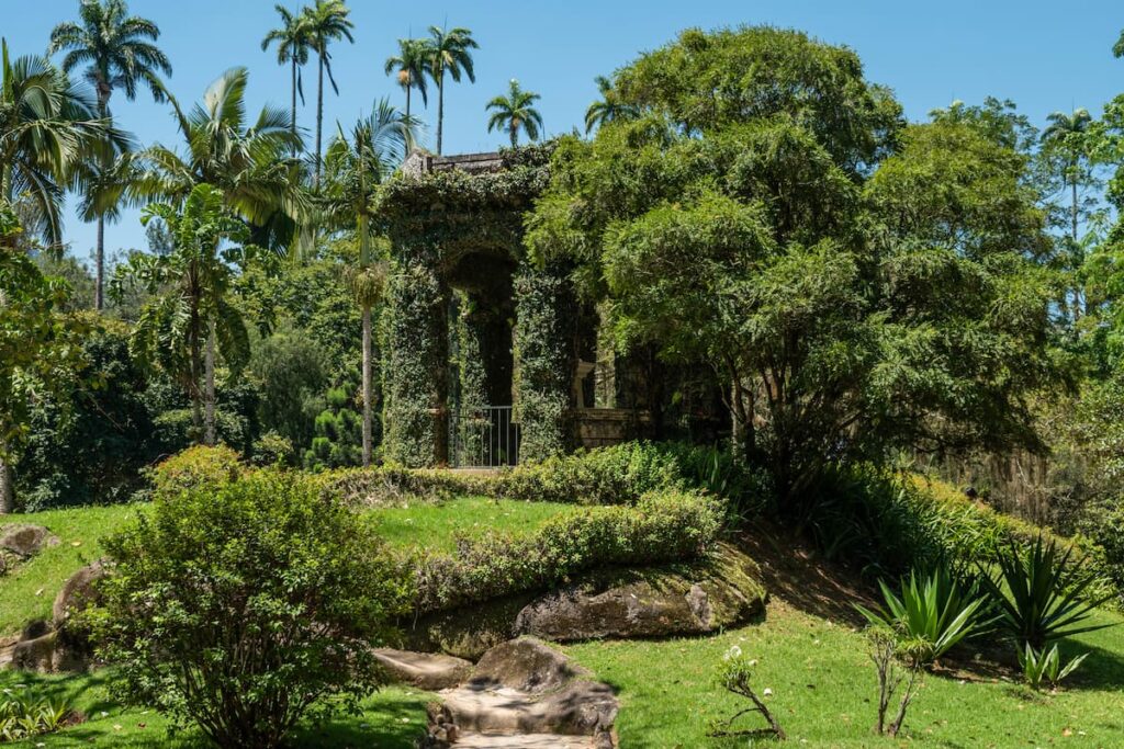 Imagem mostra o Jardim Botânico no Rio de Janeiro.