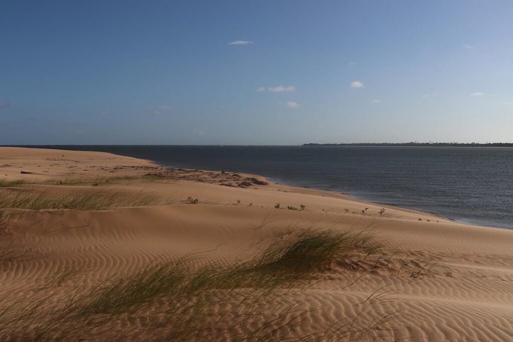 Imagem mostra parte do belíssimo e grandioso Rio São Francisco.